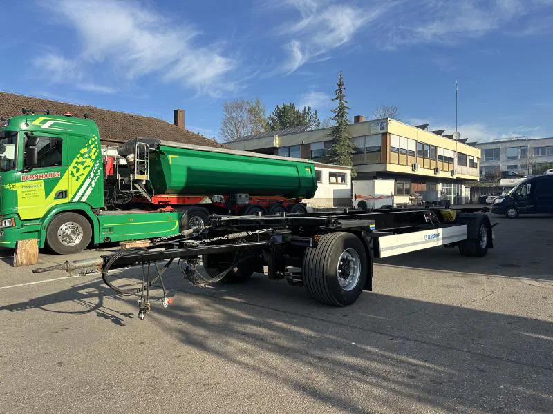 Krone 10 x Jumbo Lafette deutsche Anh. TÜV NEU! 10 x Jumbo Lafette deutsche Anh. TÜV NEU! - Контейнеровоз/ Сменна каросерия ремарке: снимка 2 Krone 10 x Jumbo Lafette deutsche Anh. TÜV NEU! 10 x Jumbo Lafette deutsche Anh. TÜV NEU! - Контейнеровоз/ Сменна каросерия ремарке: снимка 2