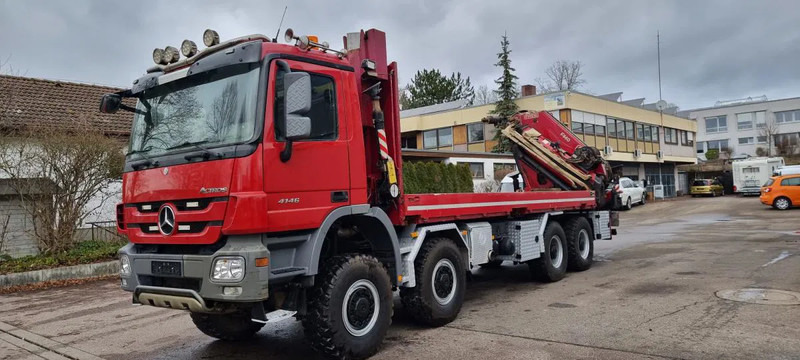 Mercedes-Benz Actros 4146 AK 8X8 FASSI 660 EINZELBER SEILWINDE - Бордови камион, Камион с кран: снимка 3 Mercedes-Benz Actros 4146 AK 8X8 FASSI 660 EINZELBER SEILWINDE - Бордови камион, Камион с кран: снимка 3