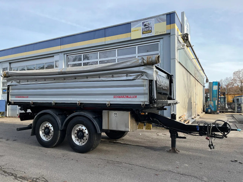 Schwarzmüller Z2 *3-Seiten-Tandemkipper*Rollplane*Alcoa*19.000 kg* - Самосвал ремарке: снимка 2 Schwarzmüller Z2 *3-Seiten-Tandemkipper*Rollplane*Alcoa*19.000 kg* - Самосвал ремарке: снимка 2