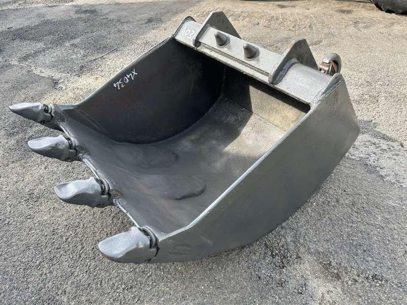 MECALAC 12 - 870mm - fond à revoir - Кофа за багер: снимка 1 MECALAC 12 - 870mm - fond à revoir - Кофа за багер: снимка 1