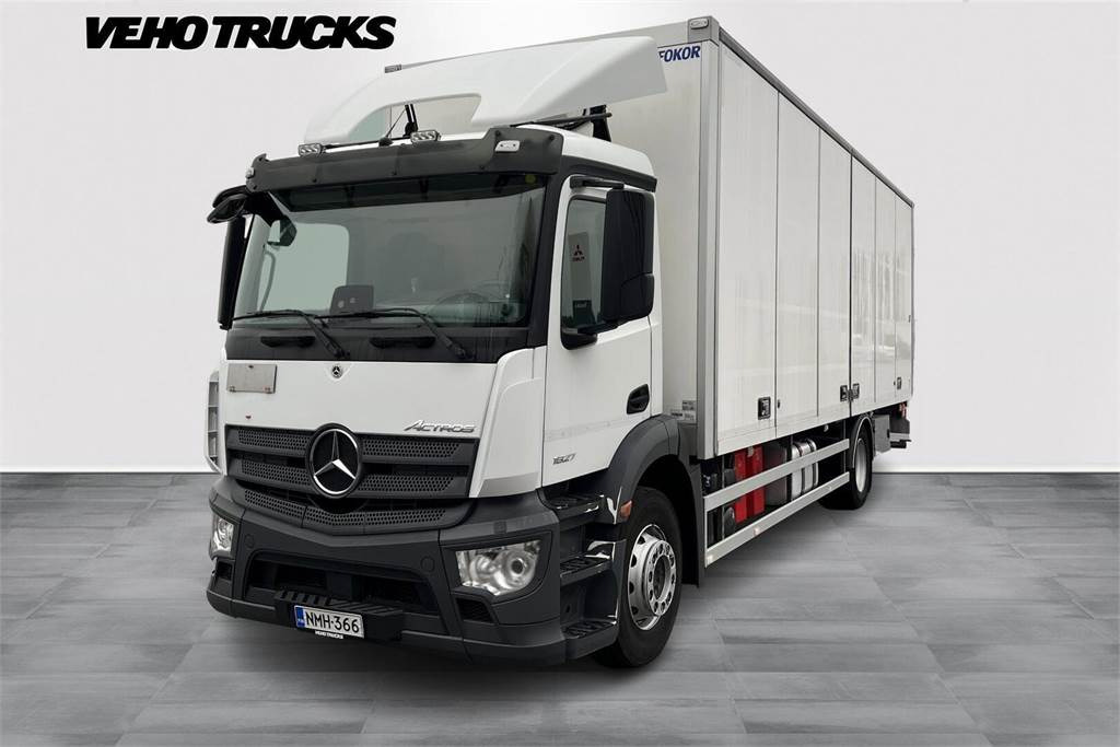 Mercedes-Benz ACTROS 1827L Ksa-kori + PL - Камион фургон: снимка 1 Mercedes-Benz ACTROS 1827L Ksa-kori + PL - Камион фургон: снимка 1