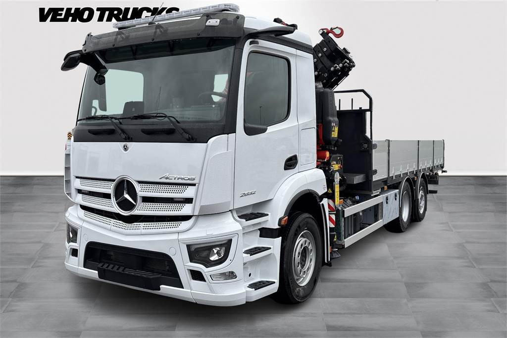 Mercedes-Benz ACTROS 2532 L 6x2 UUSI Nosturiauto - Камион с кран: снимка 1 Mercedes-Benz ACTROS 2532 L 6x2 UUSI Nosturiauto - Камион с кран: снимка 1