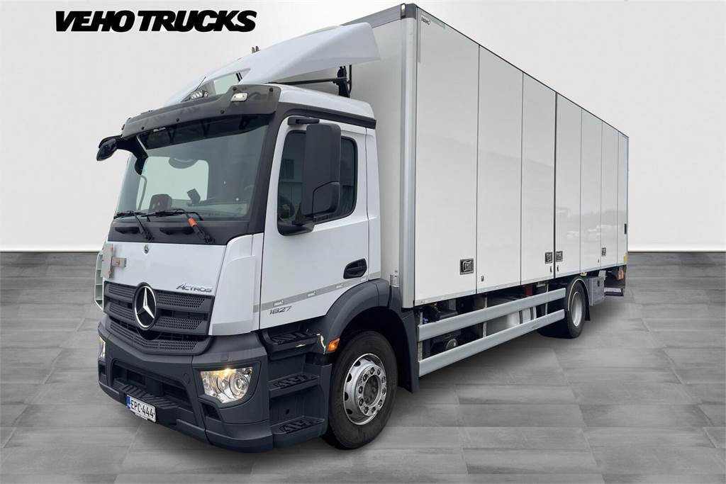 Mercedes-Benz ACTROS 5 SM 1827 L Ksa-kori + PL - Камион фургон: снимка 1 Mercedes-Benz ACTROS 5 SM 1827 L Ksa-kori + PL - Камион фургон: снимка 1