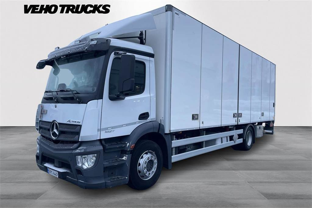 Mercedes-Benz ACTROS 5 SM 1827 L Ksa-kori + PL - Камион фургон: снимка 1 Mercedes-Benz ACTROS 5 SM 1827 L Ksa-kori + PL - Камион фургон: снимка 1