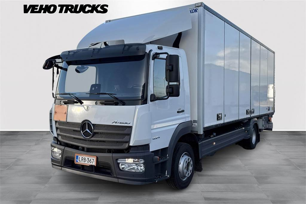 Mercedes-Benz ATEGO 1224L UMPIKORI + PL - Камион фургон: снимка 1 Mercedes-Benz ATEGO 1224L UMPIKORI + PL - Камион фургон: снимка 1
