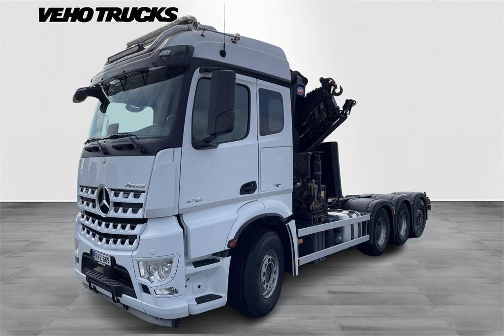 Mercedes-Benz Arocs 3251 8x4*4 - HMF 32 tm - Koukku - Камион с кран: снимка 1 Mercedes-Benz Arocs 3251 8x4*4 - HMF 32 tm - Koukku - Камион с кран: снимка 1