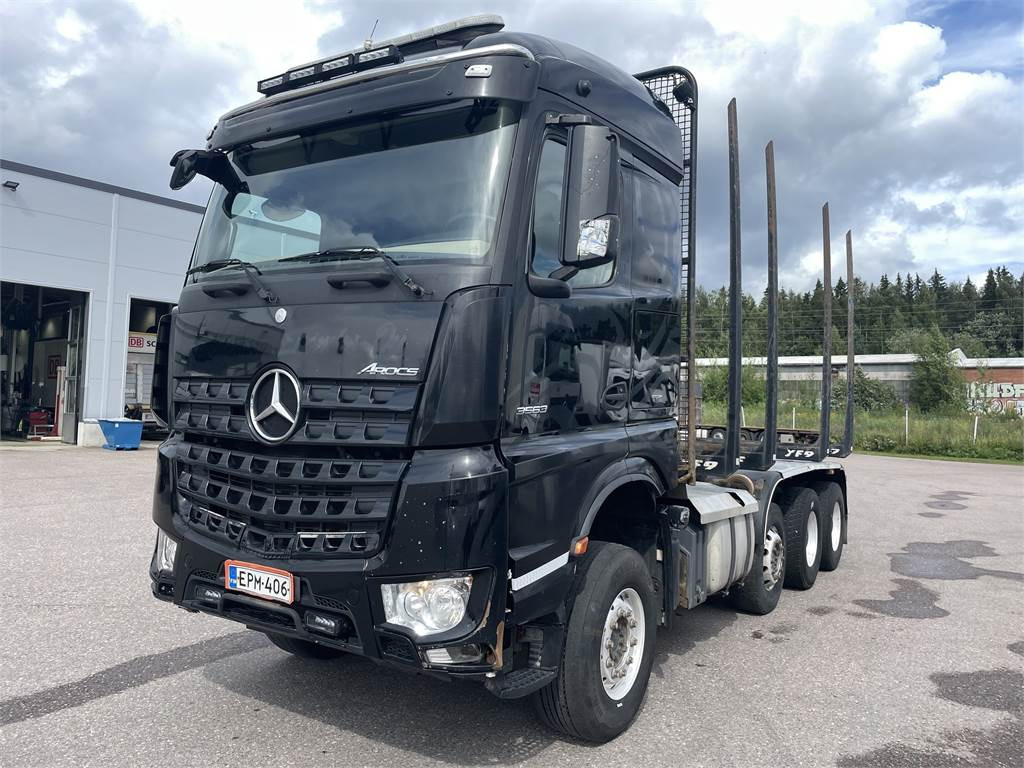 Mercedes-Benz Arocs 3563-8x4 - Камион за дърва: снимка 1 Mercedes-Benz Arocs 3563-8x4 - Камион за дърва: снимка 1