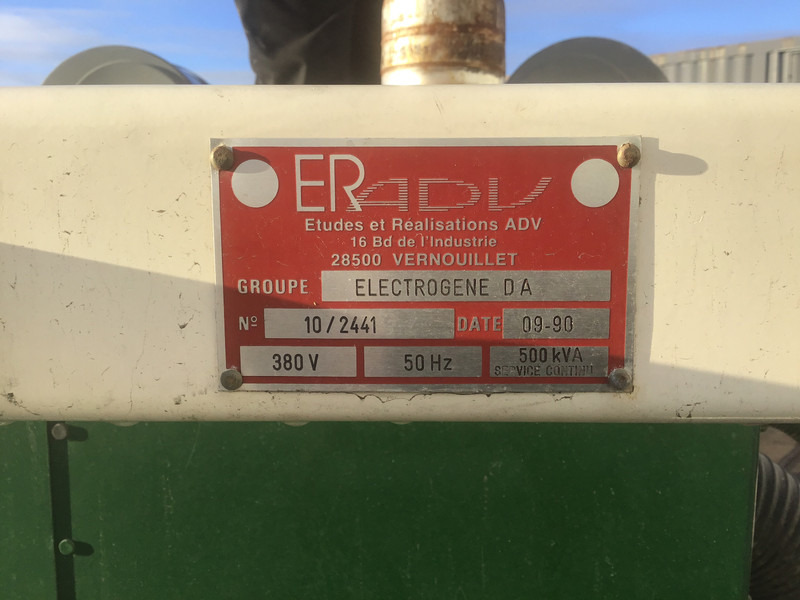 Електрогенератор Detroit Diesel 12V92 TA GENERATOR 500KVA USED: снимка 6