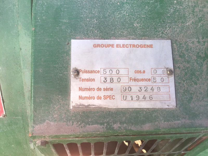 Електрогенератор Detroit Diesel 12V92 TA GENERATOR 500KVA USED: снимка 7