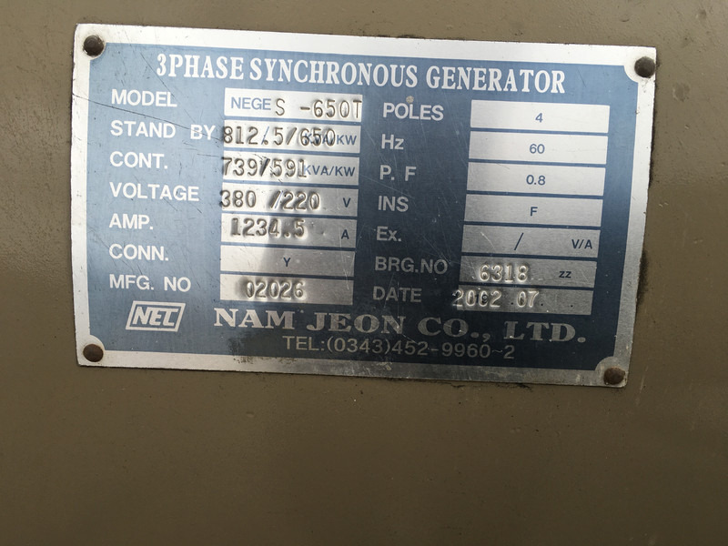 MTU 12V2000 G42 GENERATOR 739 KVA USED - Електрогенератор: снимка 5 MTU 12V2000 G42 GENERATOR 739 KVA USED - Електрогенератор: снимка 5