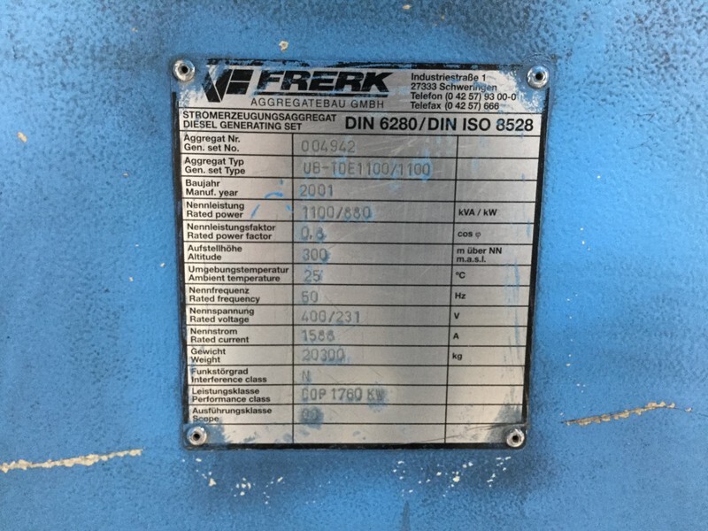Електрогенератор MTU 16V4000 GENERATOR 2000 KVA FOR PARTS: снимка 7