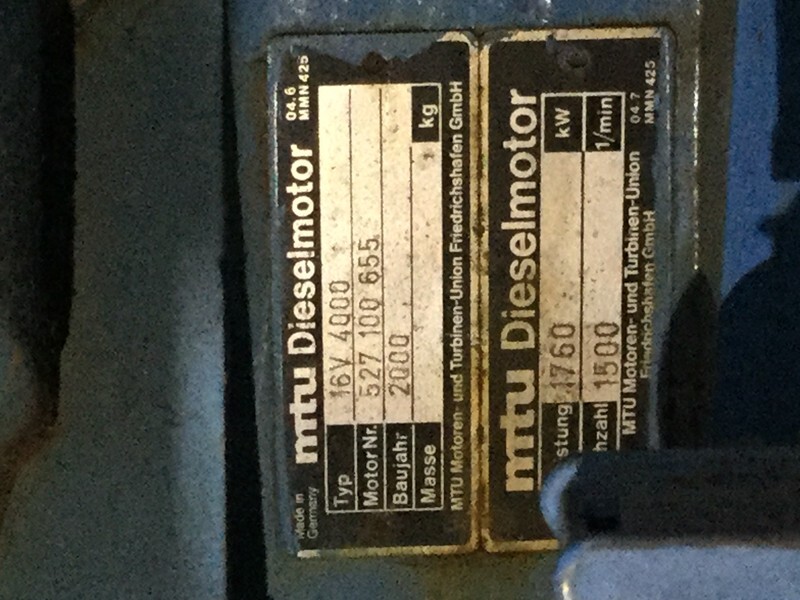 Електрогенератор MTU 16V4000 GENERATOR 2000 KVA FOR PARTS: снимка 11