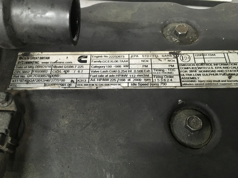 Нови Строителна техника Cummins QSB6.7 CPL3857 FOR PARTS: снимка 6