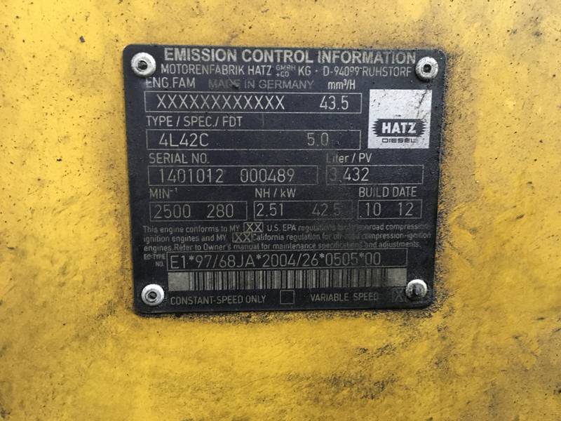 Hatz 4L42C FOR PARTS - Строителна техника: снимка 5 Hatz 4L42C FOR PARTS - Строителна техника: снимка 5