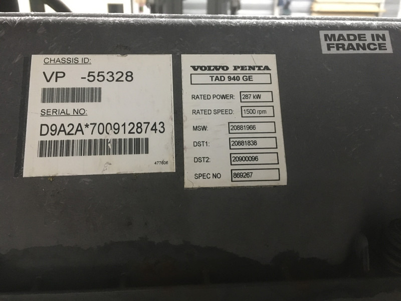 Volvo TAD940GE USED - Строителна техника: снимка 5 Volvo TAD940GE USED - Строителна техника: снимка 5