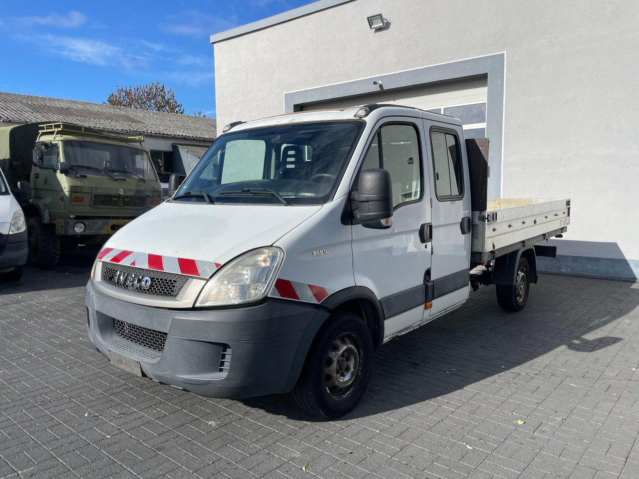 Iveco Daily 35S14 Pritsche, DoKa, Klima - Бордови бус, Бус с двойна кабина: снимка 1 Iveco Daily 35S14 Pritsche, DoKa, Klima - Бордови бус, Бус с двойна кабина: снимка 1