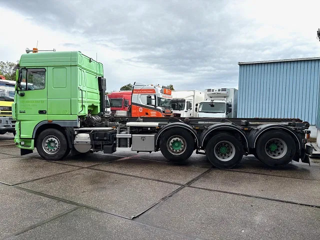 DAF XF 105.460 8x2 CHASSIS WITH MULTILIFT SYSTEM (ZF16 MANUAL GEARBOX / MX-BRAKE / 9.000 KG. FRONT-AXLE / LIFT-AXLES / FRIDGE / ETC. - Контейнеровоз/ Сменна каросерия камион: снимка 5 DAF XF 105.460 8x2 CHASSIS WITH MULTILIFT SYSTEM (ZF16 MANUAL GEARBOX / MX-BRAKE / 9.000 KG. FRONT-AXLE / LIFT-AXLES / FRIDGE / ETC. - Контейнеровоз/ Сменна каросерия камион: снимка 5