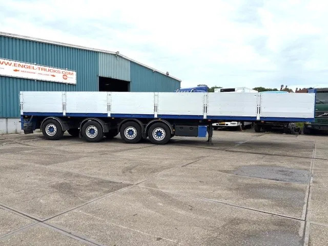Kwb KWB P-504-STI-H 4-AXLE FLATBED TRAILER (SAF AXLES / 2x STEERING AXLE / 2x LIFT-AXLE / ALUMINIUM SIDE BORDS /ABS-EBS) - Бордово полуремарке/ Платформа: снимка 4 Kwb KWB P-504-STI-H 4-AXLE FLATBED TRAILER (SAF AXLES / 2x STEERING AXLE / 2x LIFT-AXLE / ALUMINIUM SIDE BORDS /ABS-EBS) - Бордово полуремарке/ Платформа: снимка 4