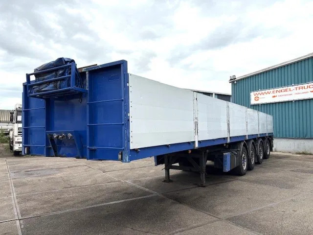 Kwb KWB P-504-STI-H 4-AXLE FLATBED TRAILER (SAF AXLES / 2x STEERING AXLE / 2x LIFT-AXLE / ALUMINIUM SIDE BORDS /ABS-EBS) - Бордово полуремарке/ Платформа: снимка 1 Kwb KWB P-504-STI-H 4-AXLE FLATBED TRAILER (SAF AXLES / 2x STEERING AXLE / 2x LIFT-AXLE / ALUMINIUM SIDE BORDS /ABS-EBS) - Бордово полуремарке/ Платформа: снимка 1