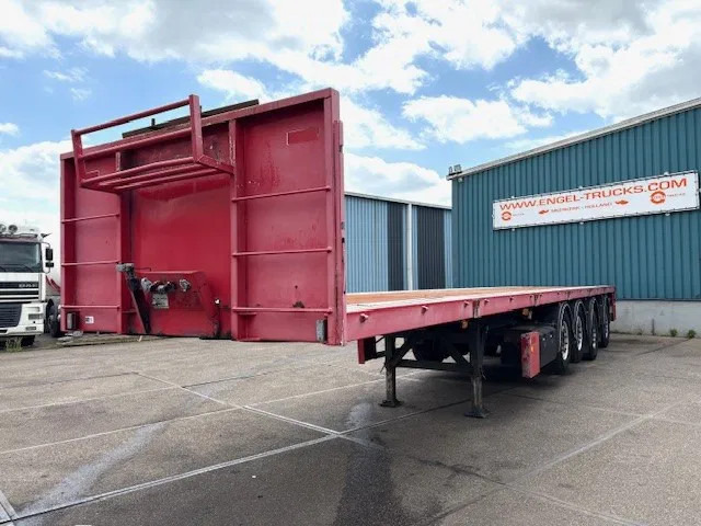 Kwb P-504-STI-H 4-AXLE FLATBED TRAILER (SAF AXLES / 2x STEERING AXLE / 2x LIFT-AXLE / ABS-EBS) - Бордово полуремарке/ Платформа: снимка 1 Kwb P-504-STI-H 4-AXLE FLATBED TRAILER (SAF AXLES / 2x STEERING AXLE / 2x LIFT-AXLE / ABS-EBS) - Бордово полуремарке/ Платформа: снимка 1