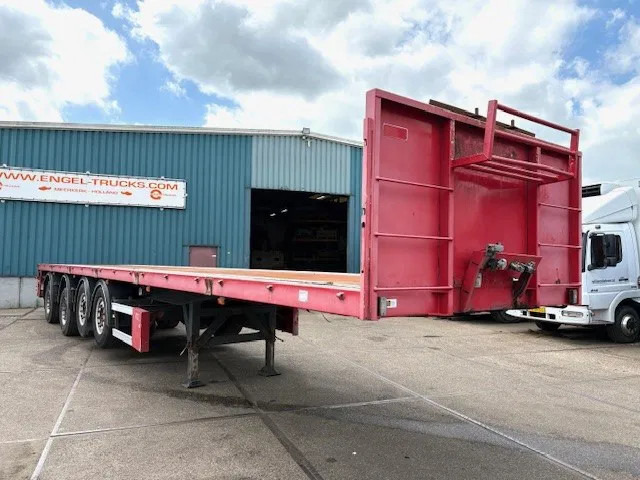 Kwb P-504-STI-H 4-AXLE FLATBED TRAILER (SAF AXLES / 2x STEERING AXLE / 2x LIFT-AXLE / ABS-EBS) - Бордово полуремарке/ Платформа: снимка 2 Kwb P-504-STI-H 4-AXLE FLATBED TRAILER (SAF AXLES / 2x STEERING AXLE / 2x LIFT-AXLE / ABS-EBS) - Бордово полуремарке/ Платформа: снимка 2