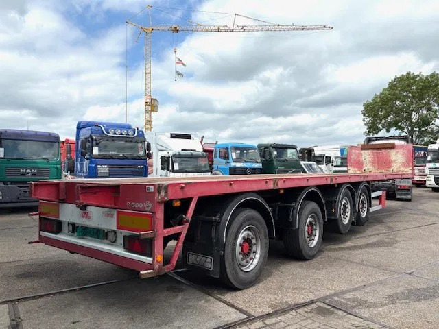 Kwb P-504-STI-H 4-AXLE FLATBED TRAILER (SAF AXLES / 2x STEERING AXLE / 2x LIFT-AXLE / ABS-EBS) - Бордово полуремарке/ Платформа: снимка 3 Kwb P-504-STI-H 4-AXLE FLATBED TRAILER (SAF AXLES / 2x STEERING AXLE / 2x LIFT-AXLE / ABS-EBS) - Бордово полуремарке/ Платформа: снимка 3