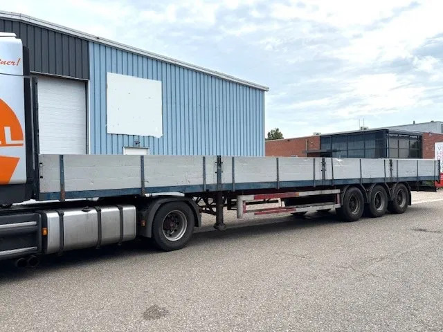 LAG 0-3-39-L 3-AXLE 13.60M. OPEN TRAILER WITH ALUMINIUM SIDE BORDS (FULL STEEL CHASSIS / DRUM BRAKES / ABS-BRAKE SYSTEM / WOODEN FLO - Бордово полуремарке/ Платформа: снимка 1 LAG 0-3-39-L 3-AXLE 13.60M. OPEN TRAILER WITH ALUMINIUM SIDE BORDS (FULL STEEL CHASSIS / DRUM BRAKES / ABS-BRAKE SYSTEM / WOODEN FLO - Бордово полуремарке/ Платформа: снимка 1