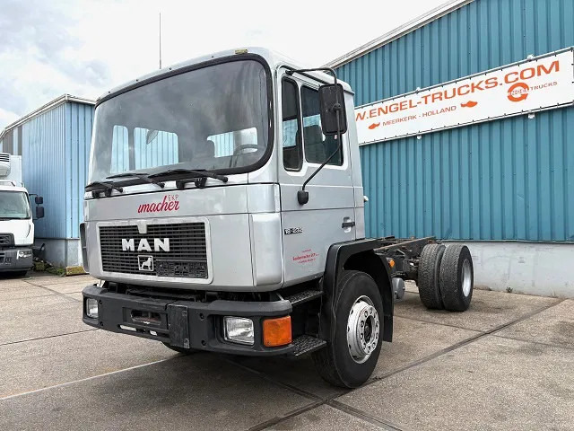 MAN 18 18.232 4x2 FULL STEEL CHASSIS (MANUAL GEARBOX / FULL STEEL SUSPENSION / REDUCTION AXLE) - Шаси кабина: снимка 1 MAN 18 18.232 4x2 FULL STEEL CHASSIS (MANUAL GEARBOX / FULL STEEL SUSPENSION / REDUCTION AXLE) - Шаси кабина: снимка 1
