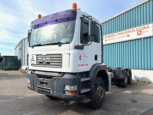 MAN TGA 33.460 6x4 FULL STEEL CHASSIS (6-CILINDER HEADS) (ZF16 MANUAL GEARBOX / FULL STEEL SUSPENSION / REDUCTIONS AXLES / AIRCONDIT - Шаси кабина: снимка 1 MAN TGA 33.460 6x4 FULL STEEL CHASSIS (6-CILINDER HEADS) (ZF16 MANUAL GEARBOX / FULL STEEL SUSPENSION / REDUCTIONS AXLES / AIRCONDIT - Шаси кабина: снимка 1