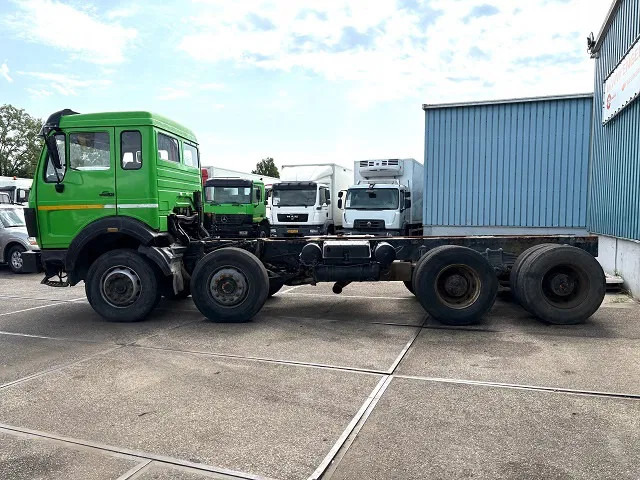 Mercedes-Benz SK 3335K 8x4 FULL STEEL CHASSIS (ZF16 MANUAL GEARBOX / RETARDER / FULL STEEL SUSPENSION / REDUCTION AXLES) - Шаси кабина: снимка 5 Mercedes-Benz SK 3335K 8x4 FULL STEEL CHASSIS (ZF16 MANUAL GEARBOX / RETARDER / FULL STEEL SUSPENSION / REDUCTION AXLES) - Шаси кабина: снимка 5
