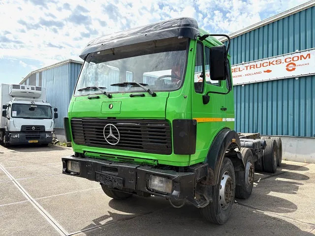 Mercedes-Benz SK 3335K 8x4 FULL STEEL CHASSIS (ZF16 MANUAL GEARBOX / RETARDER / FULL STEEL SUSPENSION / REDUCTION AXLES) - Шаси кабина: снимка 1 Mercedes-Benz SK 3335K 8x4 FULL STEEL CHASSIS (ZF16 MANUAL GEARBOX / RETARDER / FULL STEEL SUSPENSION / REDUCTION AXLES) - Шаси кабина: снимка 1