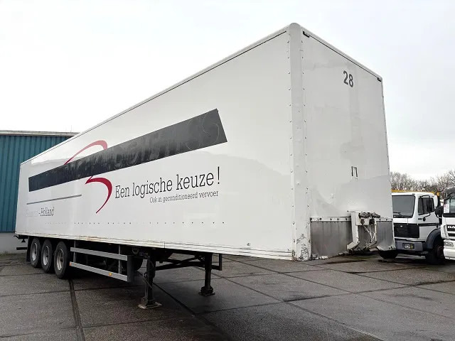 Pacton / JUMBO 3-AXLE CLOSED BOX WITH FULL STEEL CHASSIS (BPW-AXLES / DRUM BRAKES / ABS BRAKE SYSTEM / 13.60 METER) - Затворена каросерия полуремарке: снимка 2 Pacton / JUMBO 3-AXLE CLOSED BOX WITH FULL STEEL CHASSIS (BPW-AXLES / DRUM BRAKES / ABS BRAKE SYSTEM / 13.60 METER) - Затворена каросерия полуремарке: снимка 2