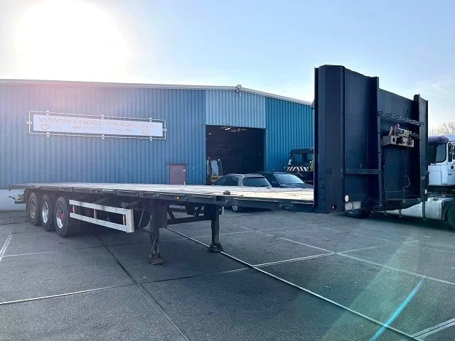 Van Hool 3B1047 13.60M. FLATBED TRAILER WITH 40FT TWISTLOCKS (SAF-AXLES / DISC BRAKES / 40FT TWISTLOCKS) - Бордово полуремарке/ Платформа: снимка 2 Van Hool 3B1047 13.60M. FLATBED TRAILER WITH 40FT TWISTLOCKS (SAF-AXLES / DISC BRAKES / 40FT TWISTLOCKS) - Бордово полуремарке/ Платформа: снимка 2