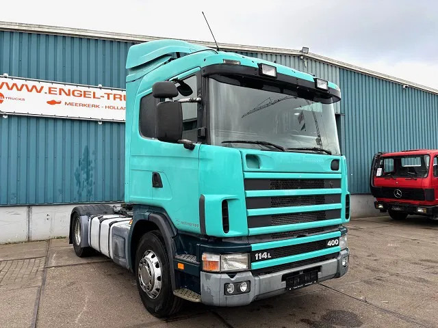 Scania R114-380 LA SLEEPERCAB 4x2 (EURO 2 / MANUAL GEARBOX / HYDRAULIC KIT / P.T.O. / FULL SPOILERSET / ETC.) - Влекач: снимка 2 Scania R114-380 LA SLEEPERCAB 4x2 (EURO 2 / MANUAL GEARBOX / HYDRAULIC KIT / P.T.O. / FULL SPOILERSET / ETC.) - Влекач: снимка 2