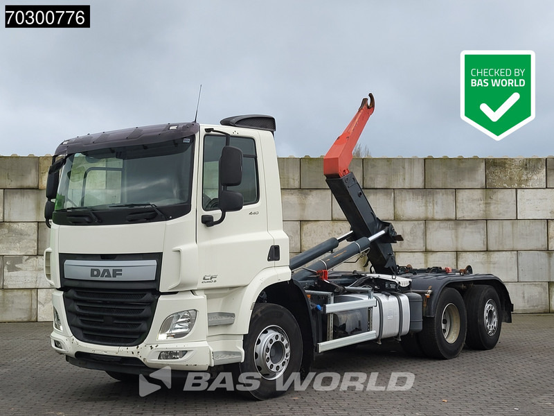 DAF CF 440 6X2 20 tons Dalby containersystem Lift+steering Axle Retarder Euro 6 - Мултилифт с кука камион: снимка 1 DAF CF 440 6X2 20 tons Dalby containersystem Lift+steering Axle Retarder Euro 6 - Мултилифт с кука камион: снимка 1