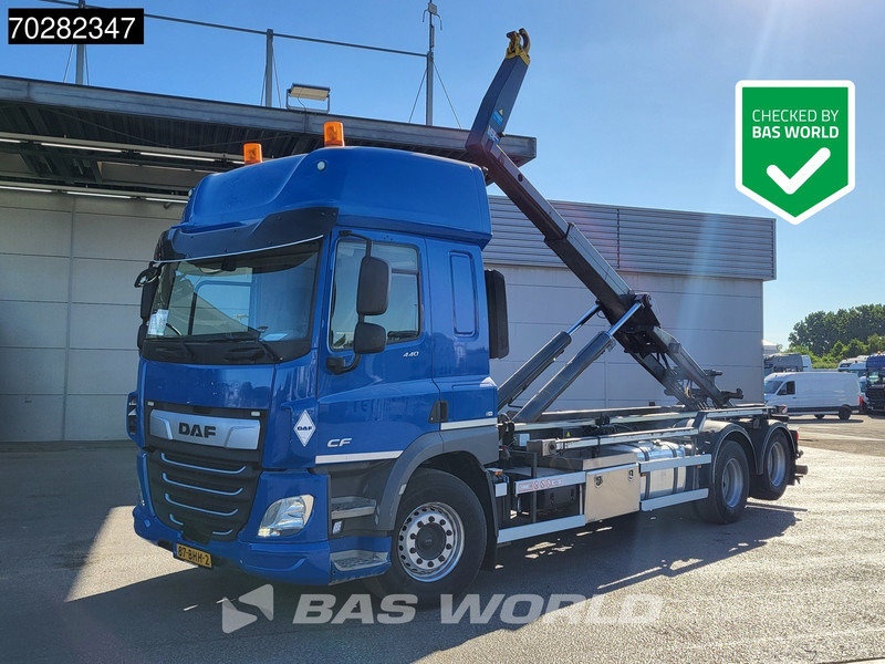 DAF CF 440 6X2 NL-Truck 21tons VDL containersystem ACC Euro 6 - Мултилифт с кука камион: снимка 1 DAF CF 440 6X2 NL-Truck 21tons VDL containersystem ACC Euro 6 - Мултилифт с кука камион: снимка 1