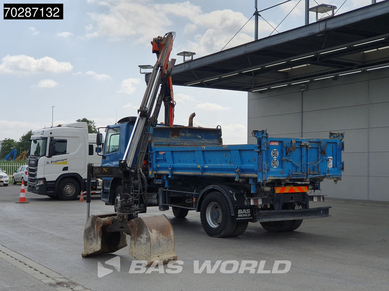 Самосвал камион, Камион с кран DAF CF75.310 4X2 Palfinger PK12000 Kran Crane 7m3 tipper Big-Axle Steelsuspension Euro 3: снимка 6