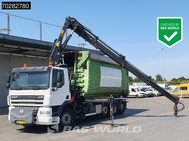 DAF CF85.360 8X2 NL-Truck Hiab 211 E-3 HIPRO Kran 21T Multilift Euro 5 - Мултилифт с кука камион, Камион с кран: снимка 1 DAF CF85.360 8X2 NL-Truck Hiab 211 E-3 HIPRO Kran 21T Multilift Euro 5 - Мултилифт с кука камион, Камион с кран: снимка 1