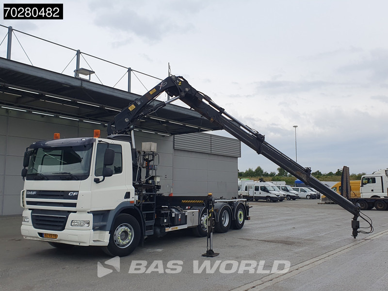 DAF CF85.360 8X2 NL-Truck Hiab 211 E-3 Hipro Kran 21tons Multilift Lift+steering Euro 5 - Мултилифт с кука камион, Камион с кран: снимка 5 DAF CF85.360 8X2 NL-Truck Hiab 211 E-3 Hipro Kran 21tons Multilift Lift+steering Euro 5 - Мултилифт с кука камион, Камион с кран: снимка 5