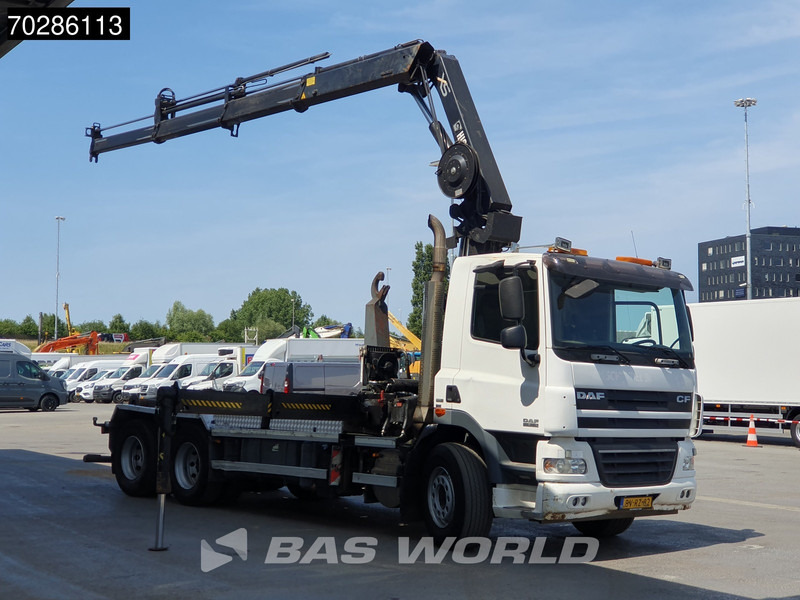 Мултилифт с кука камион, Камион с кран DAF CF85.360 CF 6X2 NL-Truck Hiab 211 EP-4 HIDUO Crane + Hooklift Liftachse Euro 5: снимка 8