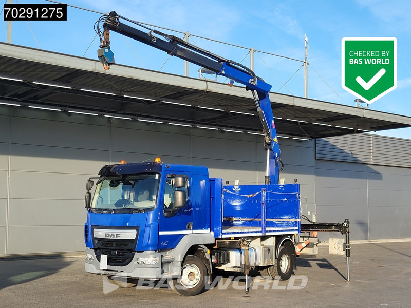 DAF LF 260 LF 4X2 HIAB 111 B-2 HIDUO Crane Automatic ACC Euro 6 - Бордови камион, Камион с кран: снимка 1 DAF LF 260 LF 4X2 HIAB 111 B-2 HIDUO Crane Automatic ACC Euro 6 - Бордови камион, Камион с кран: снимка 1