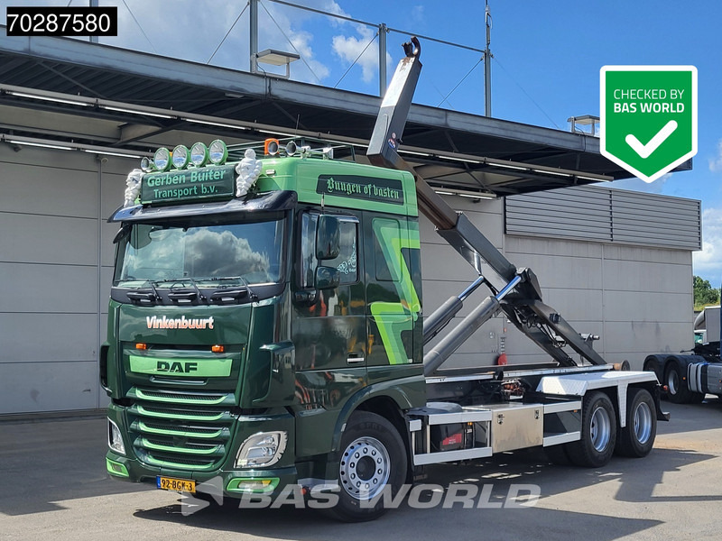 DAF XF 460 XF 6X2 NL-Truck VDL S-25-6400 Hooklift Liftaxle Manual Navi ACC Euro 6 - Мултилифт с кука камион: снимка 1 DAF XF 460 XF 6X2 NL-Truck VDL S-25-6400 Hooklift Liftaxle Manual Navi ACC Euro 6 - Мултилифт с кука камион: снимка 1