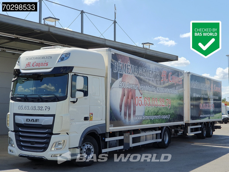 DAF XF 480 4X2 NL Combi 1500kg Ladebordwand Retarder Standklima Automatic ACC Euro 6 - Камион фургон: снимка 1 DAF XF 480 4X2 NL Combi 1500kg Ladebordwand Retarder Standklima Automatic ACC Euro 6 - Камион фургон: снимка 1