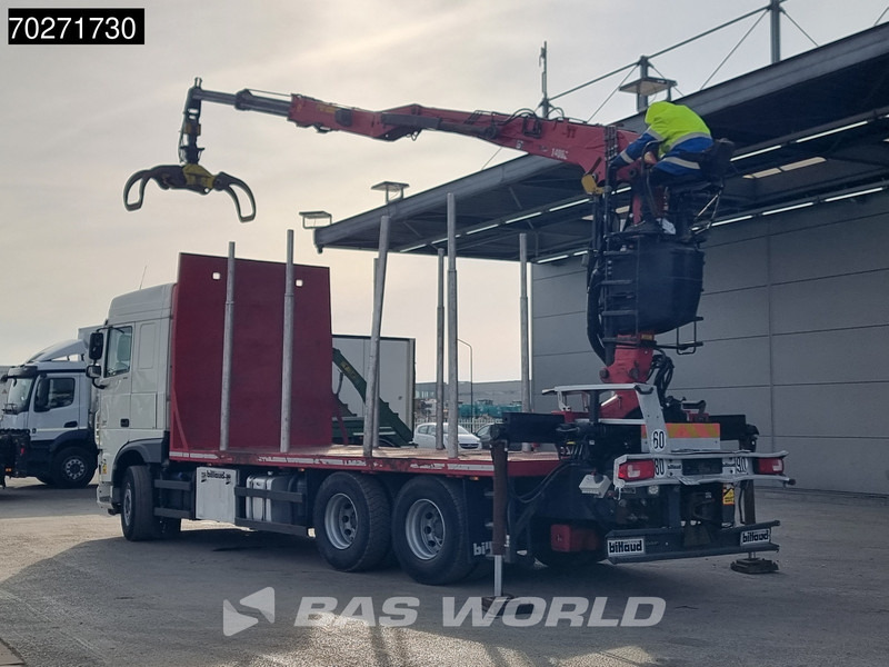 DAF XF 510 6X4 Jonsered Z-Crane SC ACC Retarder Euro 6 - Камион за дърва, Камион с кран: снимка 2 DAF XF 510 6X4 Jonsered Z-Crane SC ACC Retarder Euro 6 - Камион за дърва, Камион с кран: снимка 2