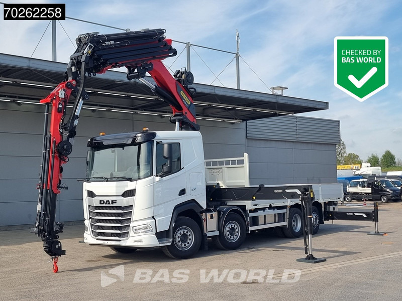 DAF XF 530 8X2 NEW Palfinger PK580 TEC Kran Crane Fly-Jib 2.5t Winch Lift+Lenkasche Retarder - Бордови камион, Камион с кран: снимка 1 DAF XF 530 8X2 NEW Palfinger PK580 TEC Kran Crane Fly-Jib 2.5t Winch Lift+Lenkasche Retarder - Бордови камион, Камион с кран: снимка 1