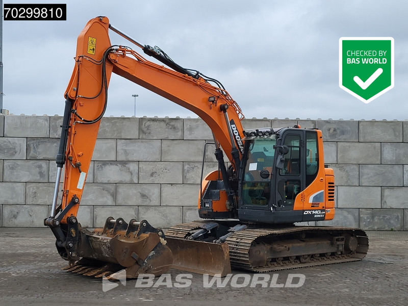 Doosan DX140 LCR-5 BLADE - 3 BUCKETS - Верижен багер: снимка 1 Doosan DX140 LCR-5 BLADE - 3 BUCKETS - Верижен багер: снимка 1