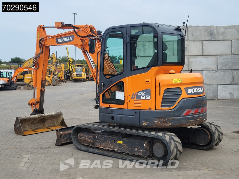 Doosan DX63-3 - Мини багер: снимка 5 Doosan DX63-3 - Мини багер: снимка 5