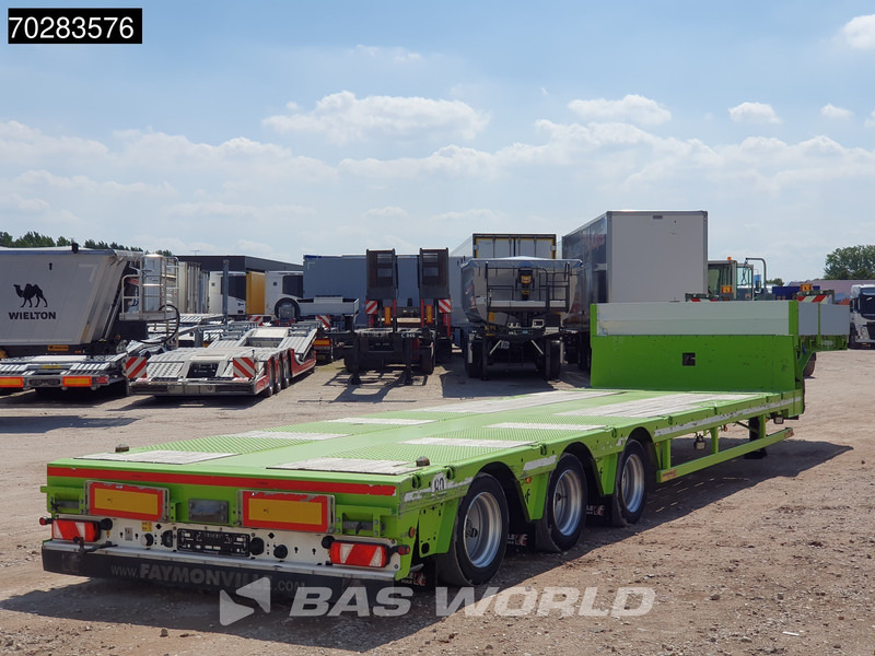 Faymonville F-S43-1AAF 3 axles Extendable Twistlocks 3x Hydraulic Steering Galvanised - Нискорамна площадка полуремарке: снимка 5 Faymonville F-S43-1AAF 3 axles Extendable Twistlocks 3x Hydraulic Steering Galvanised - Нискорамна площадка полуремарке: снимка 5