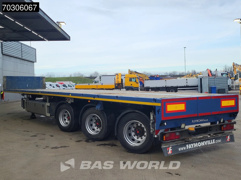 Faymonville F-S43-1AAF 3x Steering Axle 2x Extendable 1580cm - Бордово полуремарке/ Платформа: снимка 5 Faymonville F-S43-1AAF 3x Steering Axle 2x Extendable 1580cm - Бордово полуремарке/ Платформа: снимка 5