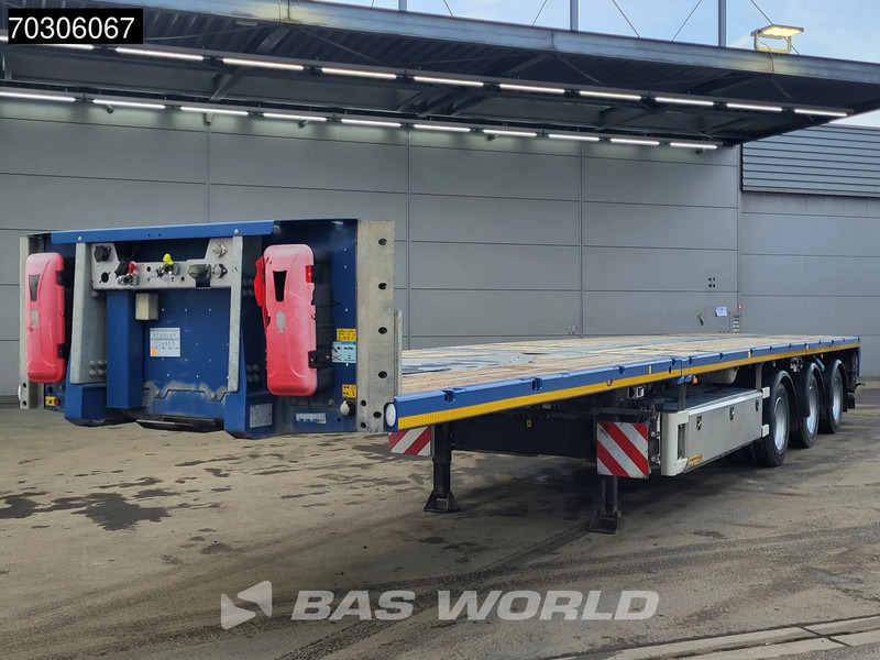 Faymonville F-S43-1AAF 3x Steering Axle 2x Extendable 1580cm - Бордово полуремарке/ Платформа: снимка 2 Faymonville F-S43-1AAF 3x Steering Axle 2x Extendable 1580cm - Бордово полуремарке/ Платформа: снимка 2